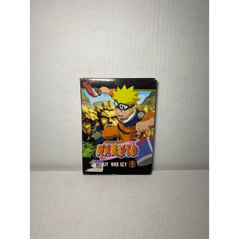 Naruto Uncut Box Set 1 DVD Shonen Jump Anime 3-Disc Set Viz Media